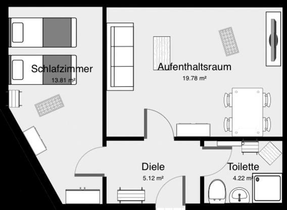 Ferienwohnung Ortrand - Pension Екстер'єр фото